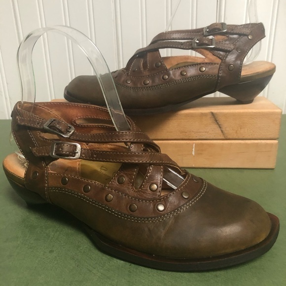 VTG John Fluevog Freedom Line Slingback Shoes
